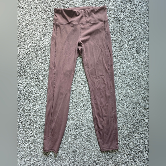 Vuori Stride Leggings Chestnut Small - Picture 2 of 7